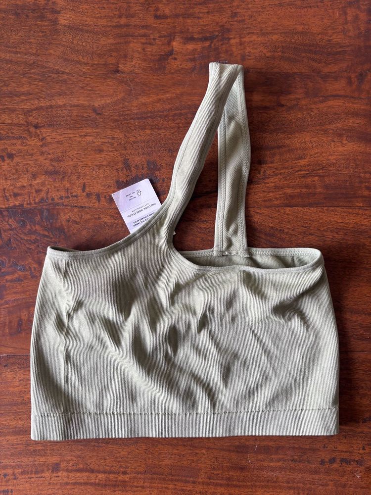 FLASH SALE@200 Khaki Crop top
