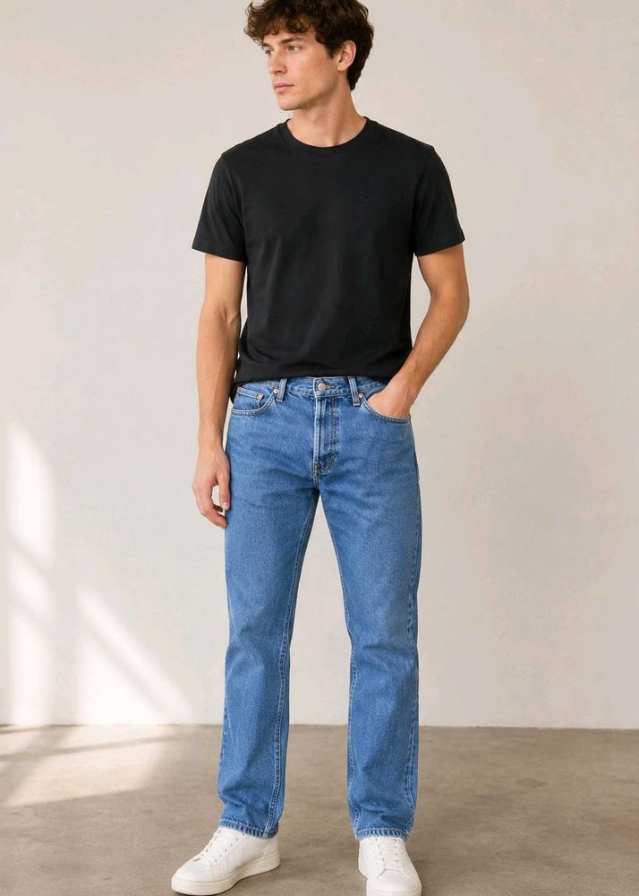 Classic Blue Denim Jeans