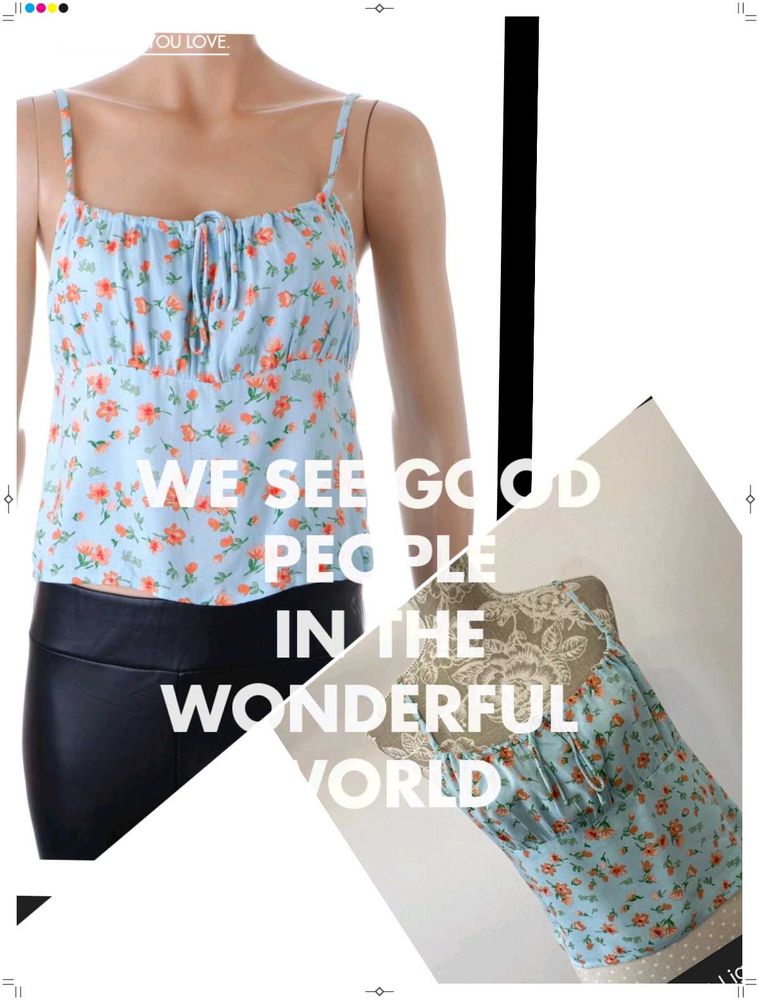 Floral Print Cami Top