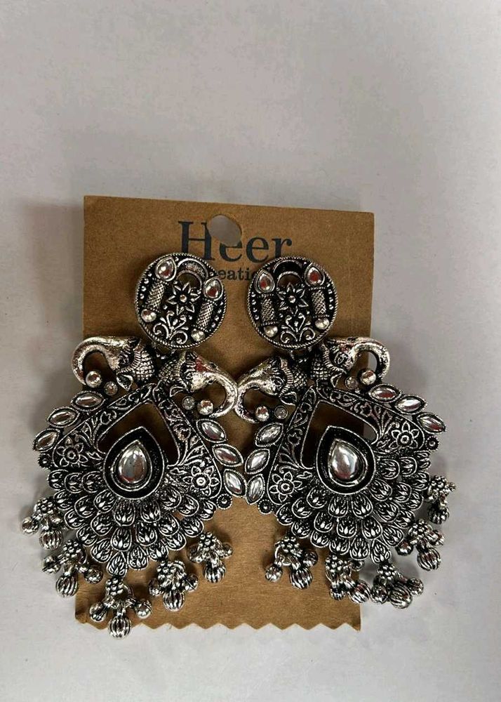 Heer Silver Earrings