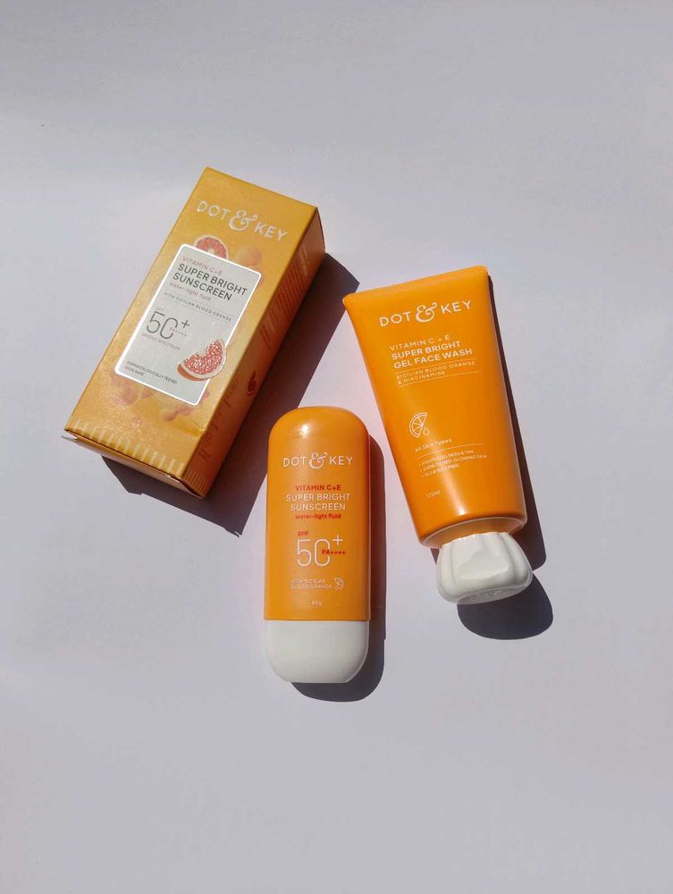 DOT &amp; KEY Super Bright Sunscreen &amp; Face Wash