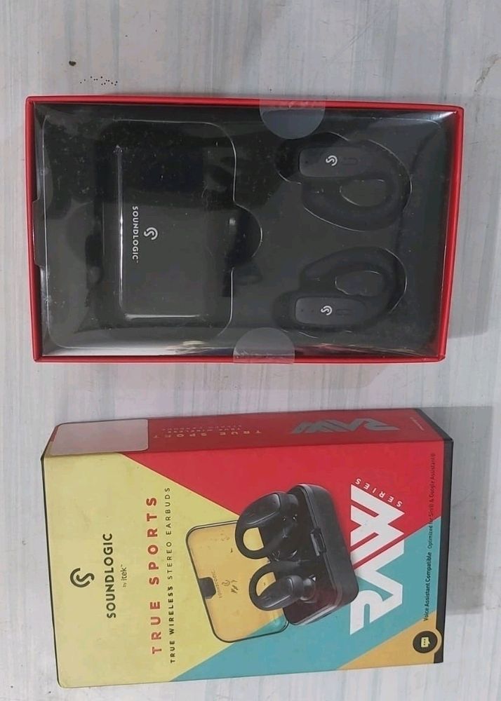 NEW SOUNDLOGIC TWE005 RAW TRUE WIRELEESS EARBUDS