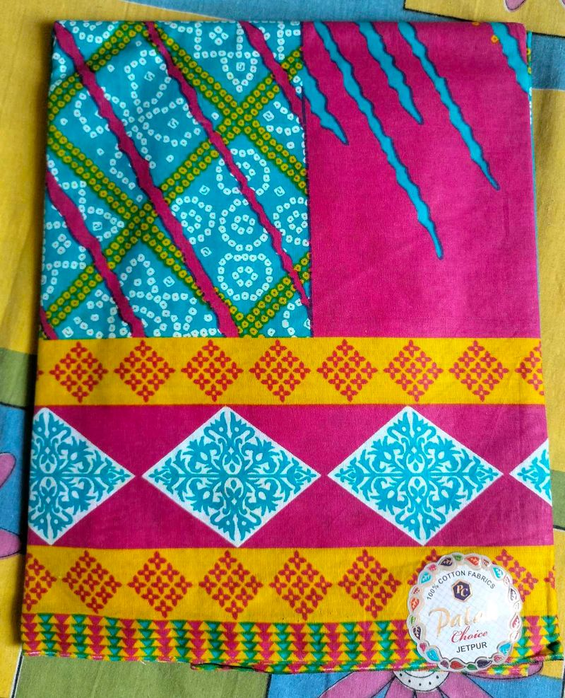 Vibrant Cotton dress material