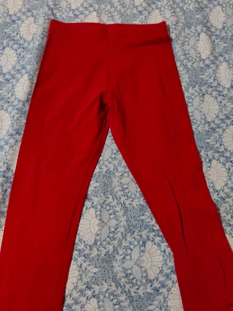 Red Casual Pants
