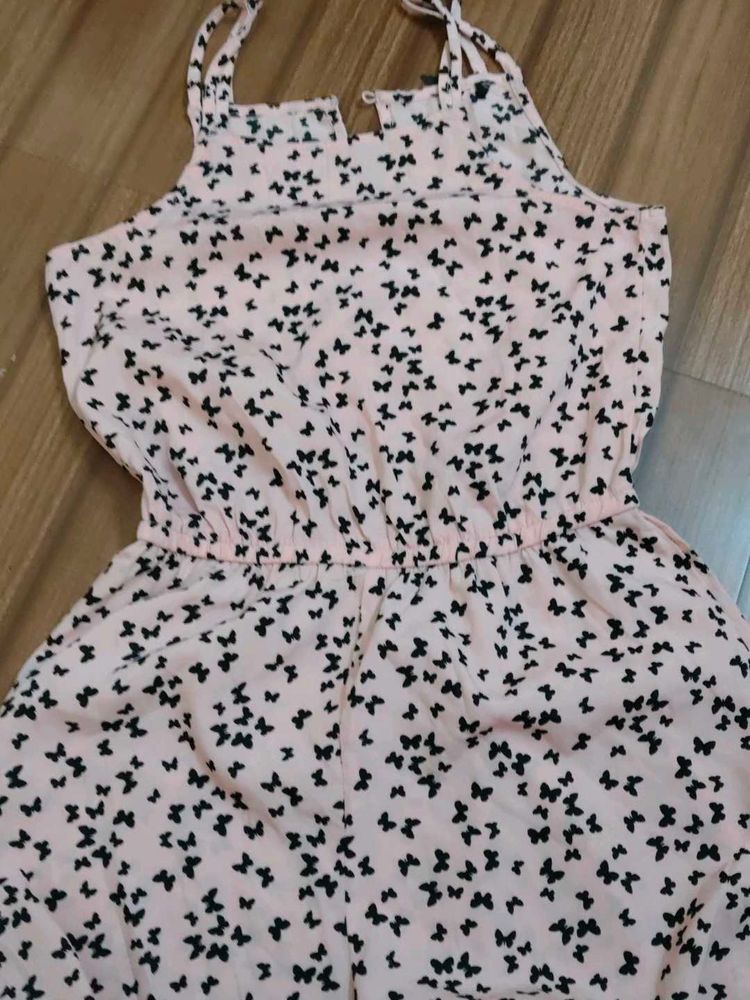 Cute Pink Butterfly Jumpsuit/Playsuit