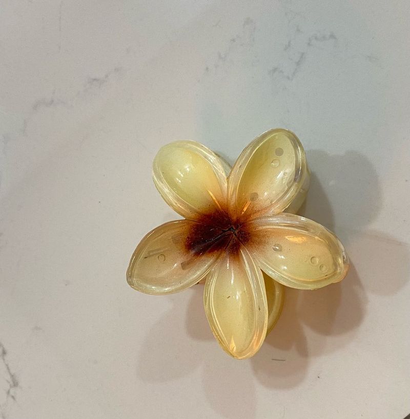 Floral Hair Claw Clip
