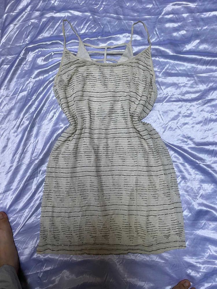 Kardana Lightweight Striped Mini Dress