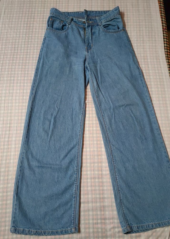 Wide Leg High Waist Jeans