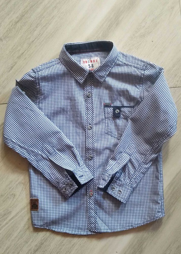 Boy's Checked Casual Shirt