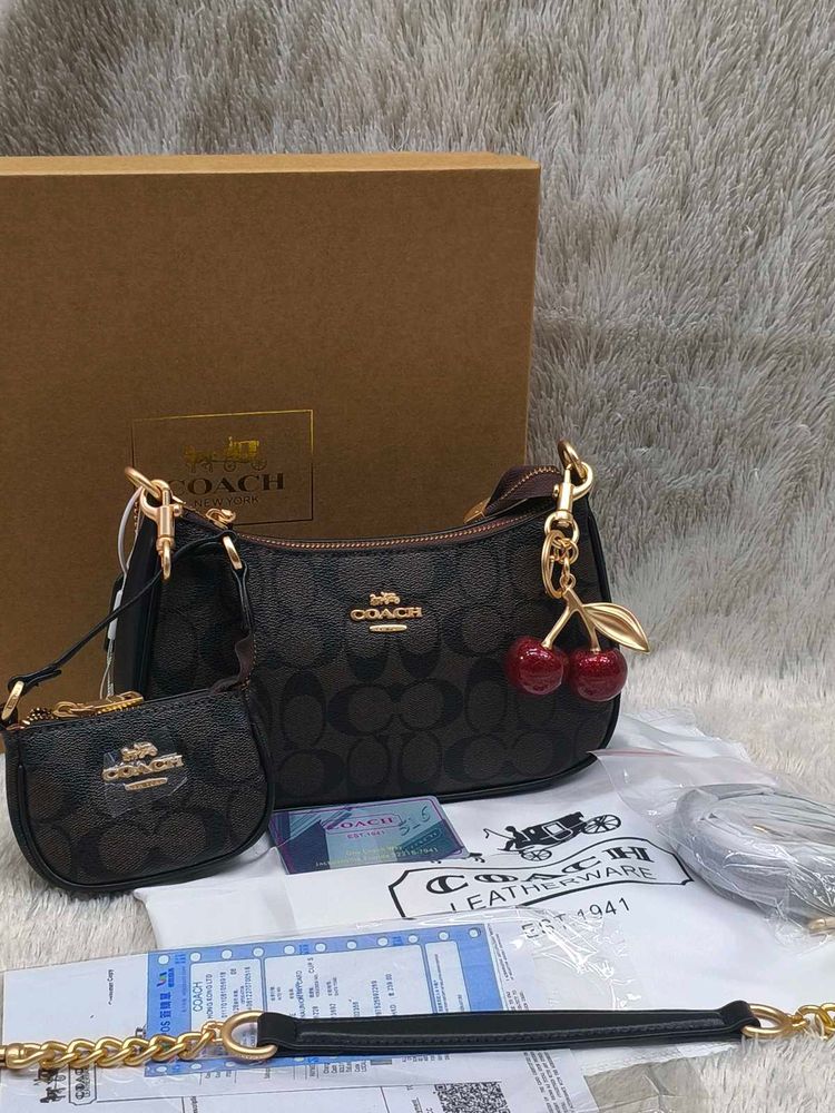 Coach Teri Gift 🎁 set coffee brown