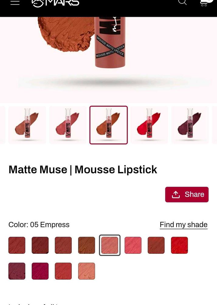 mars matte mouse mrp 299