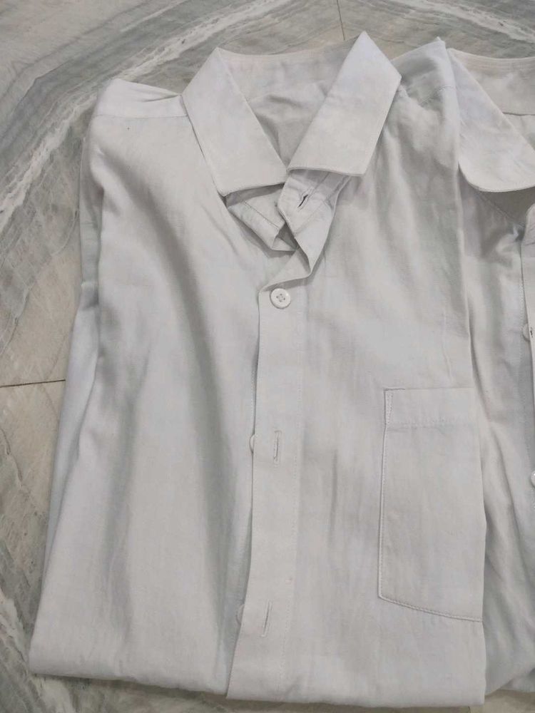 Classic White Button-Down Shirt 3 pic's