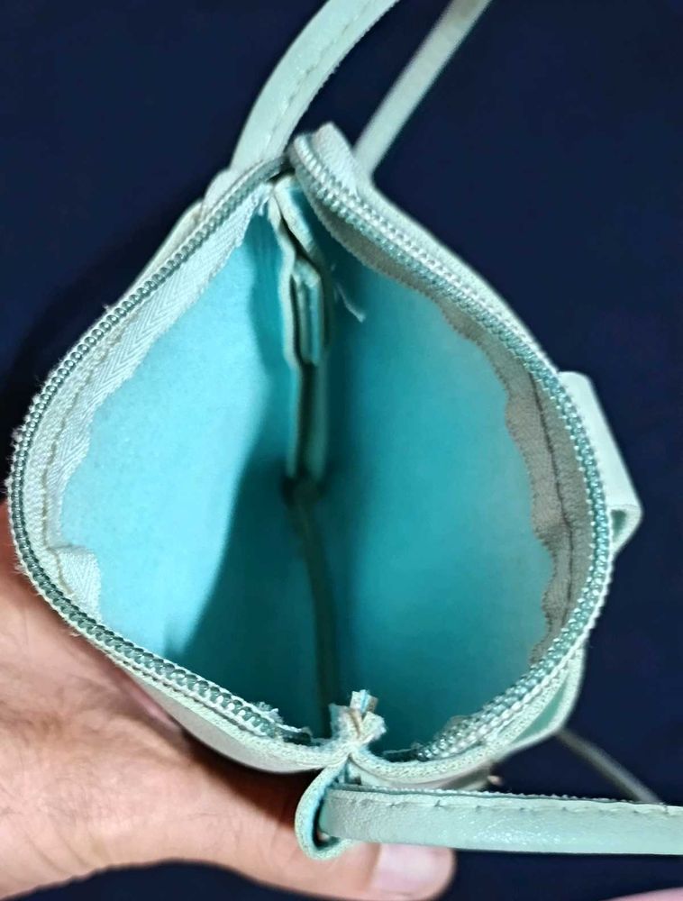 Mint Green Crossbody Pouch