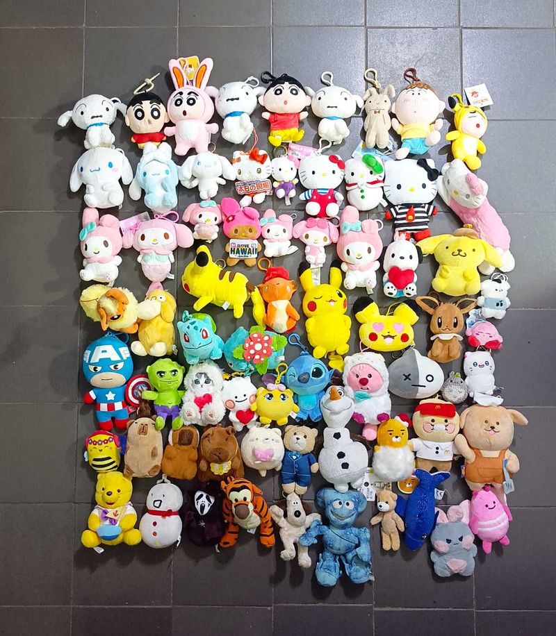 Assorted Plush Toys Collection