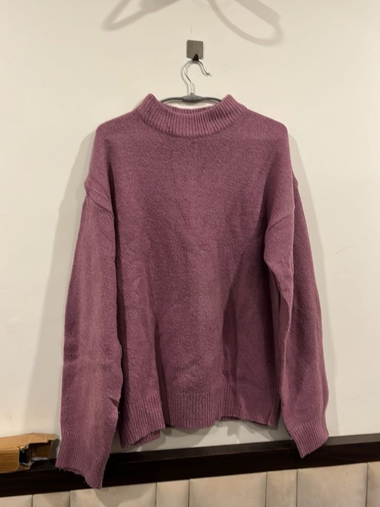 Mauve Pullover Sweater