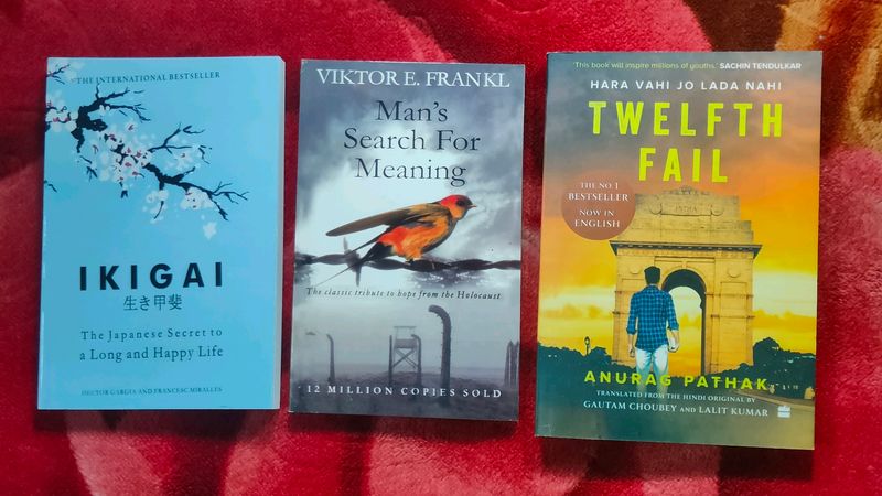 Ikigai+Twelfth Fail+Man's Search For Meaning (NEW)