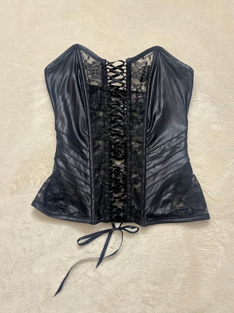 Gothic Lace Corset Top