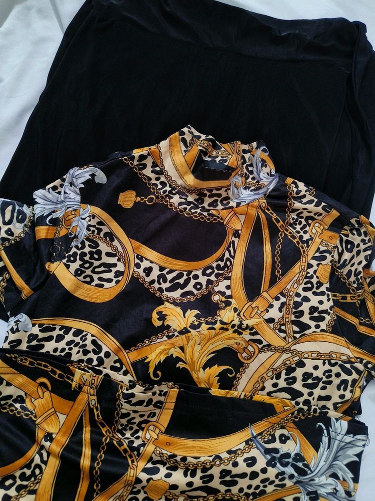 COMBO TOP &amp; SKIRT SET