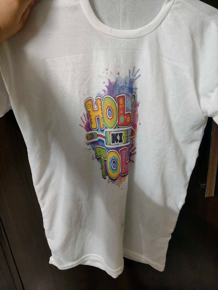 White Holi T-Shirt