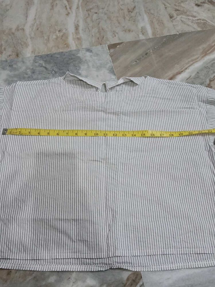 Striped Casual Women's Top