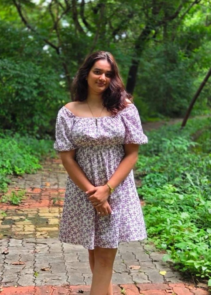Cute Off-Shoulder Floral Print Dress