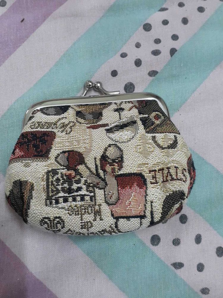 small souvenir coin purse from Switzerland