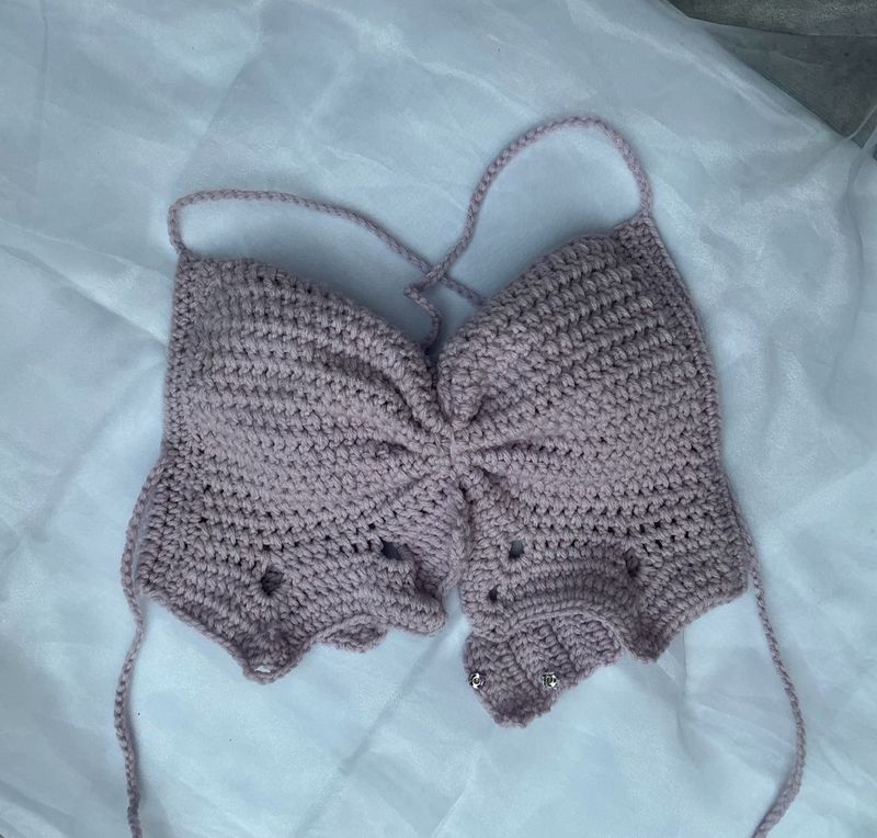 Crochet Butterfly/fairy Top