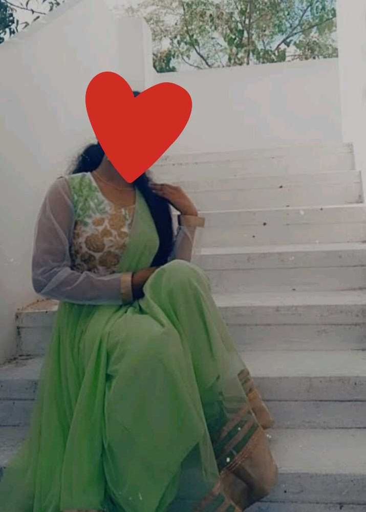 Elegant Light Green Ethnic Gown