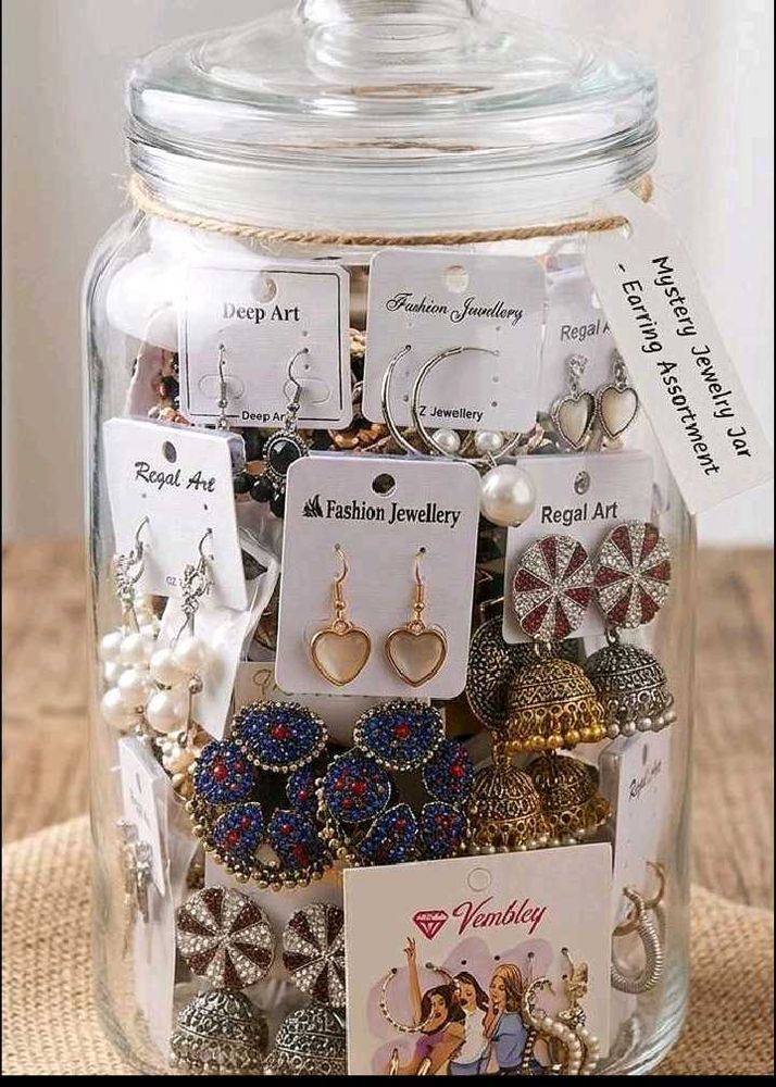 Mystery Earring Assortment Jar