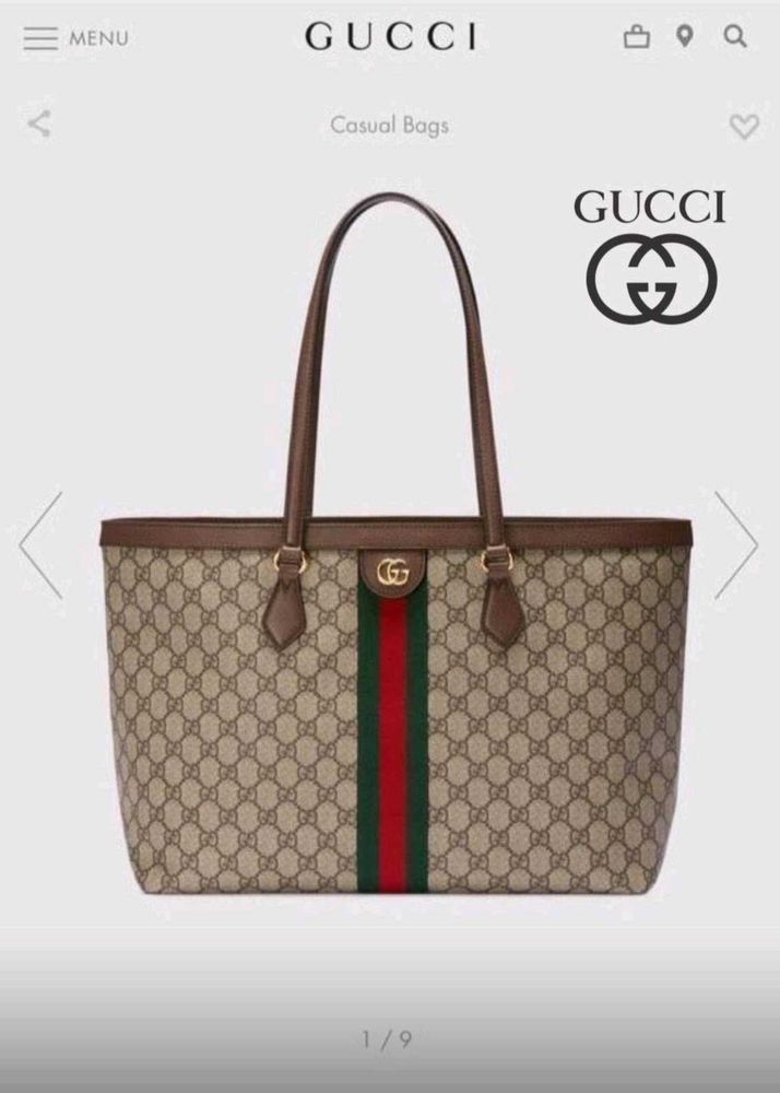 GUCCI**LATEST GUCCI OPHIDIA TOTE**12A QUALITY*