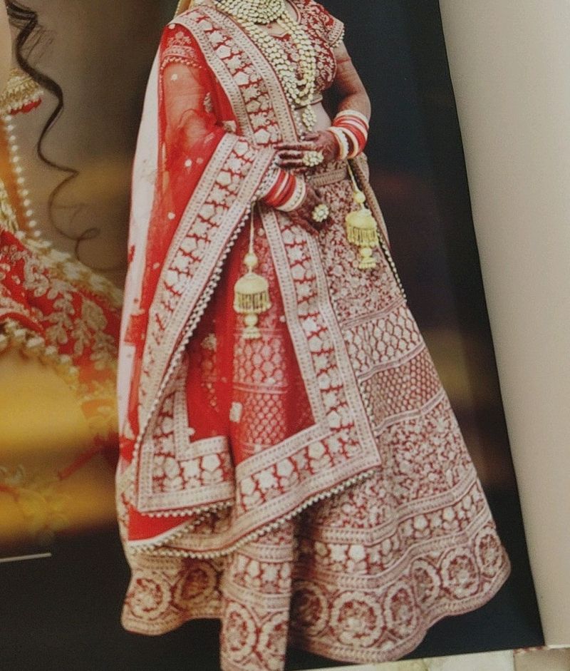 Stunning Bridal Lehenga With 2 Dupattas