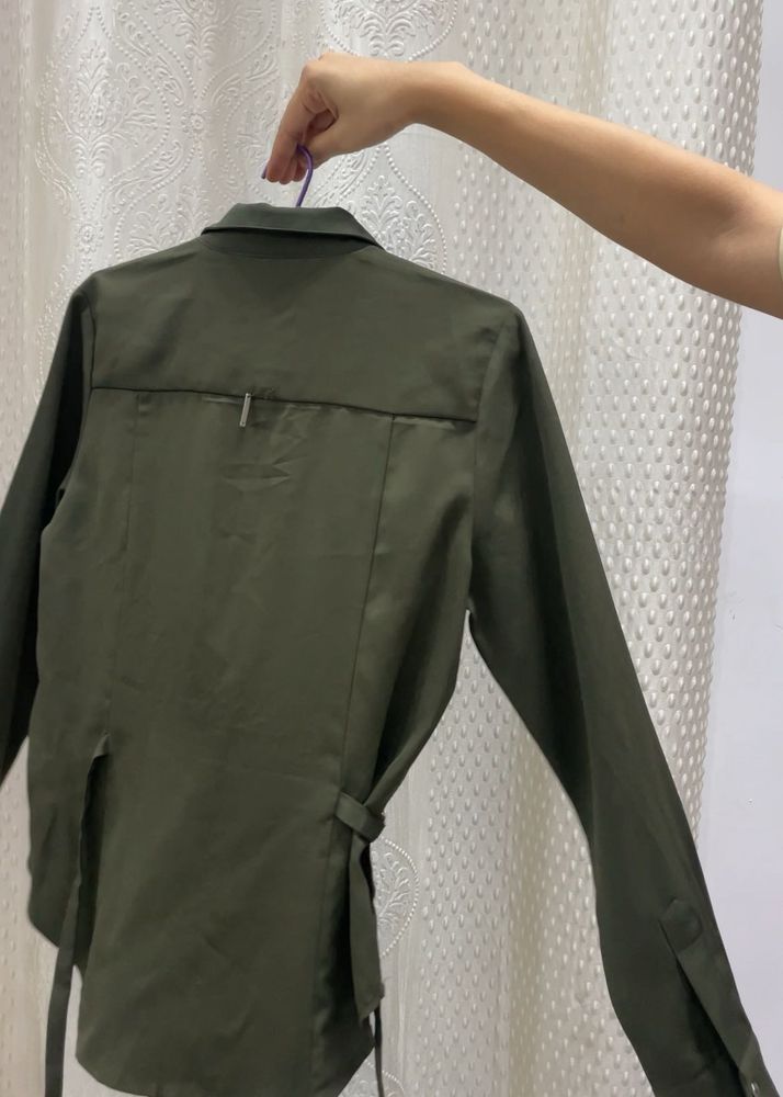 Stylish Olive Green Shirt