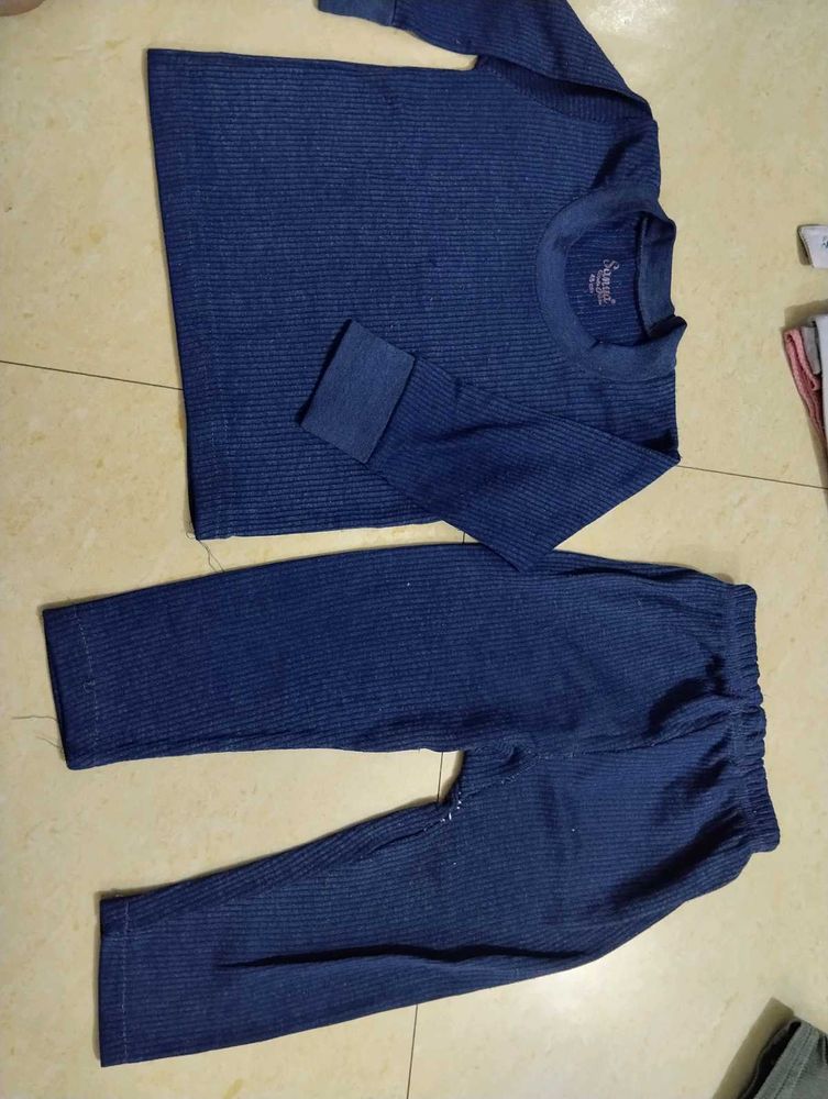 Cozy Blue Thermal Set