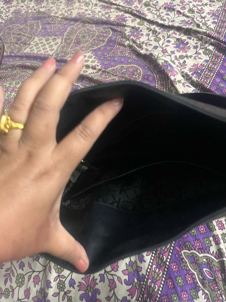 Sleek Black Handbag