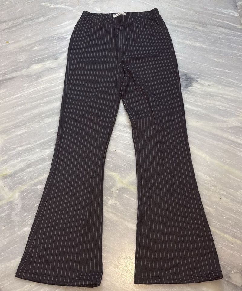 Striped Flared Pants