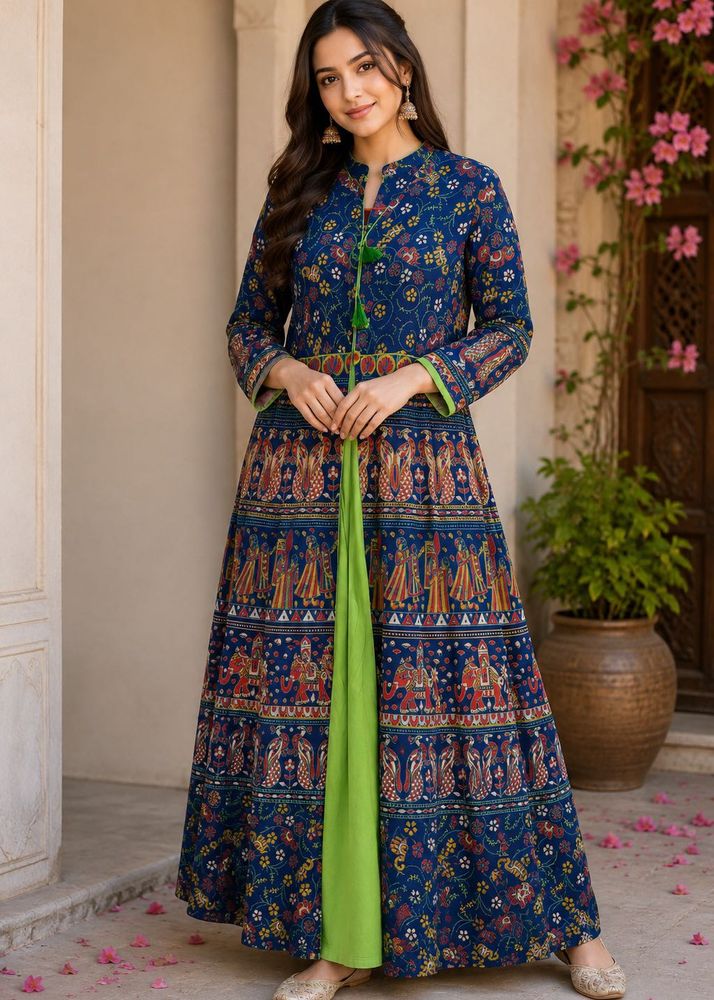 Elegant Blue Ethnic Kurta