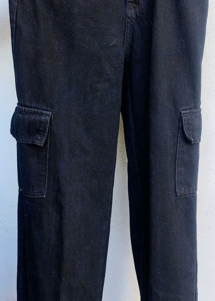 denim straight jeans