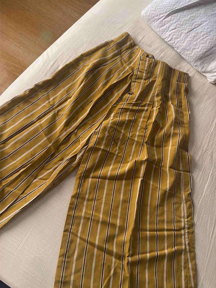Striped Wide Leg Pants