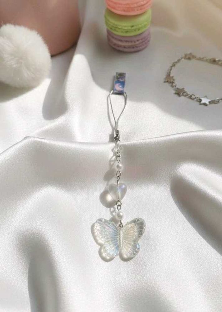 Glow In The Dark Butterfly Phone Charm