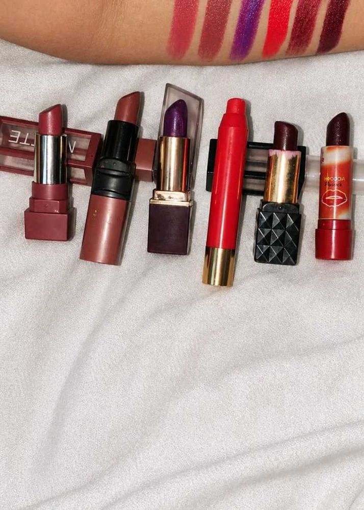 Matte Lipsticks Pack Of 6