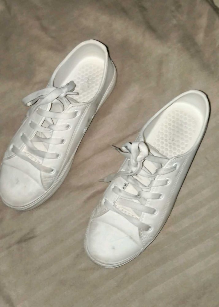 White Casual Sneakers
