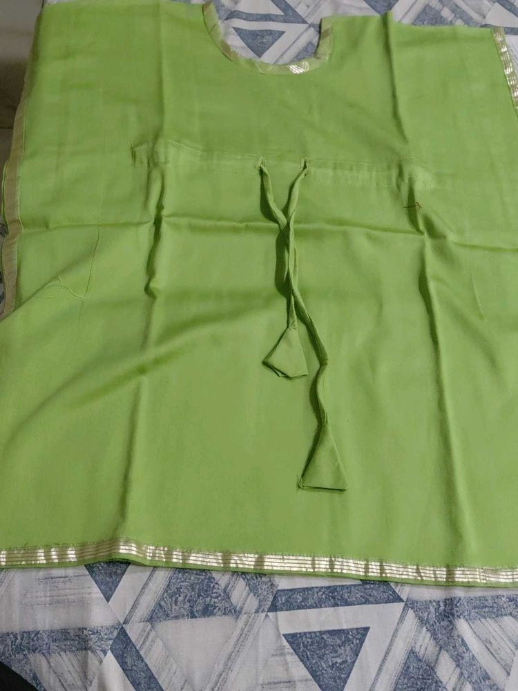 Vibrant Green Tunic Top