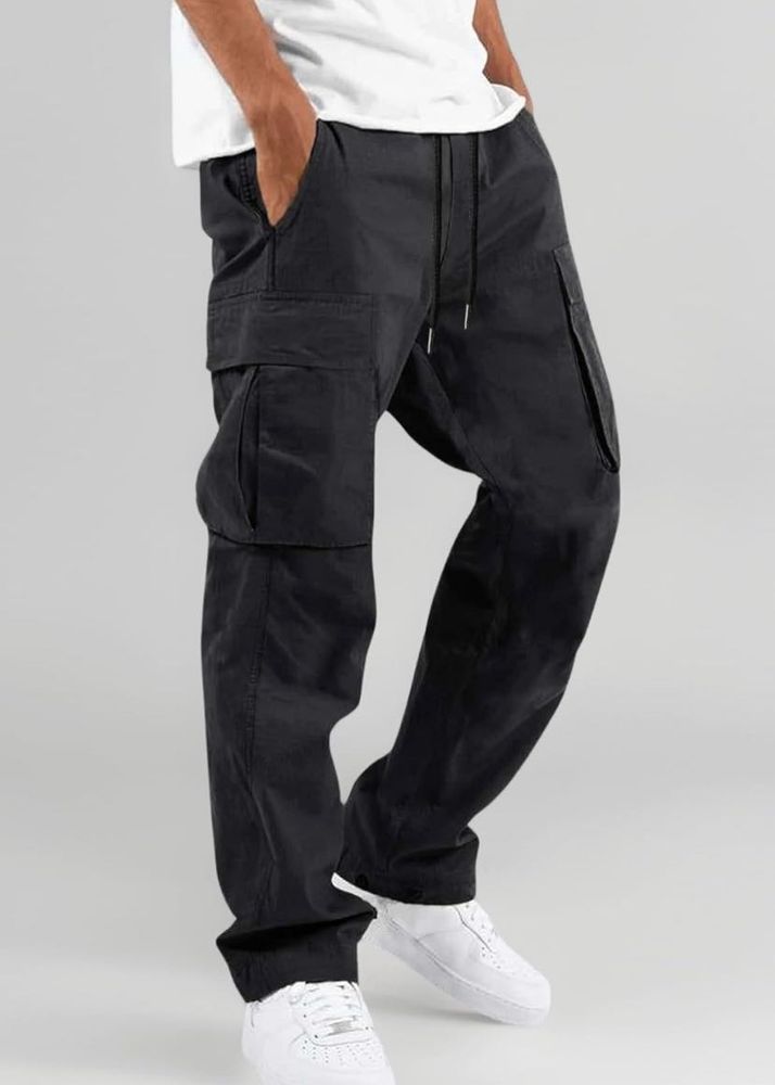 Men's Black Cargo Pants