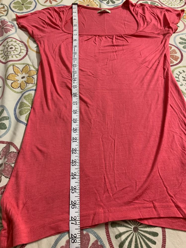 Cotton hosiery long T-shirt