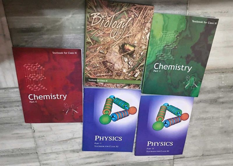 Class XI Textbooks - Physics, Chemistry, Biology