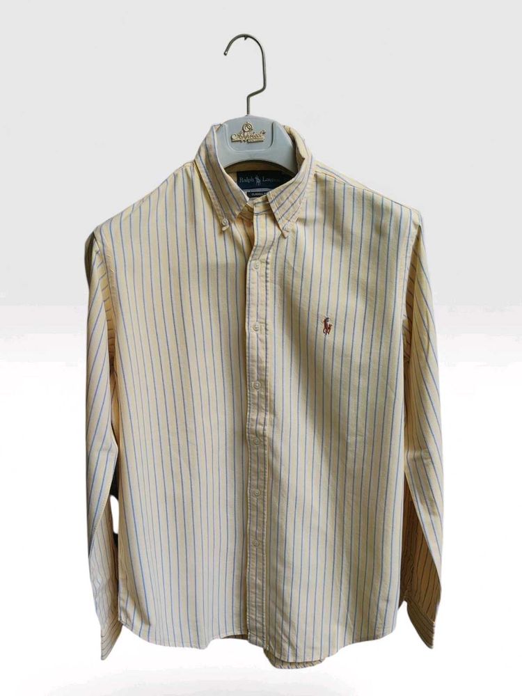 Classic Striped Button-Down Shirt