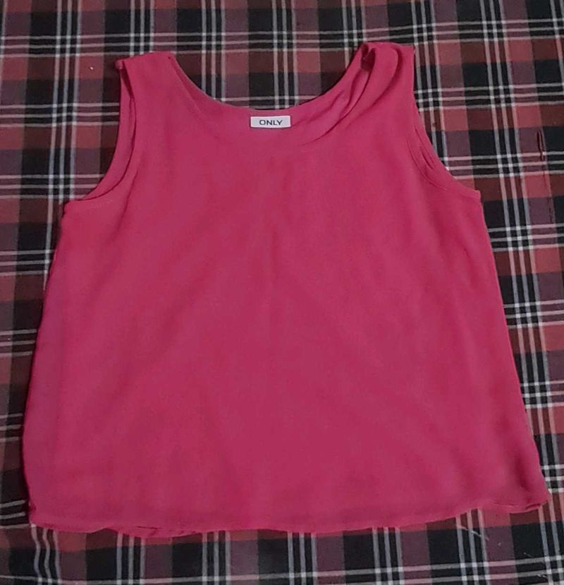 ONLY Pink Sleeveless Top