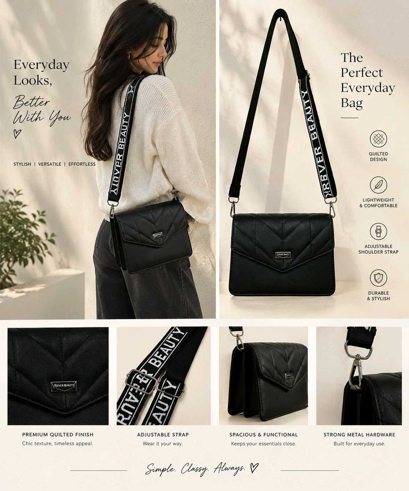 Chic Quilted Crossbody Bag