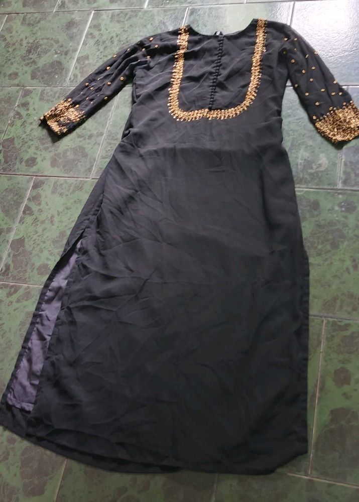 Elegant Black Kurta