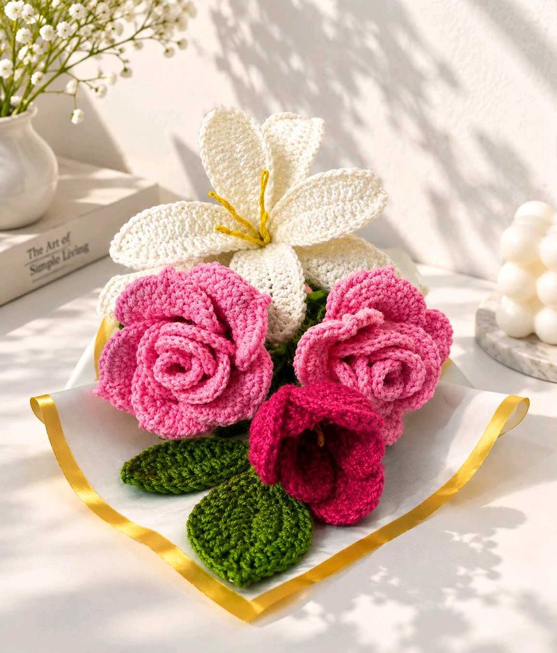 Crochet Flower Bouquet